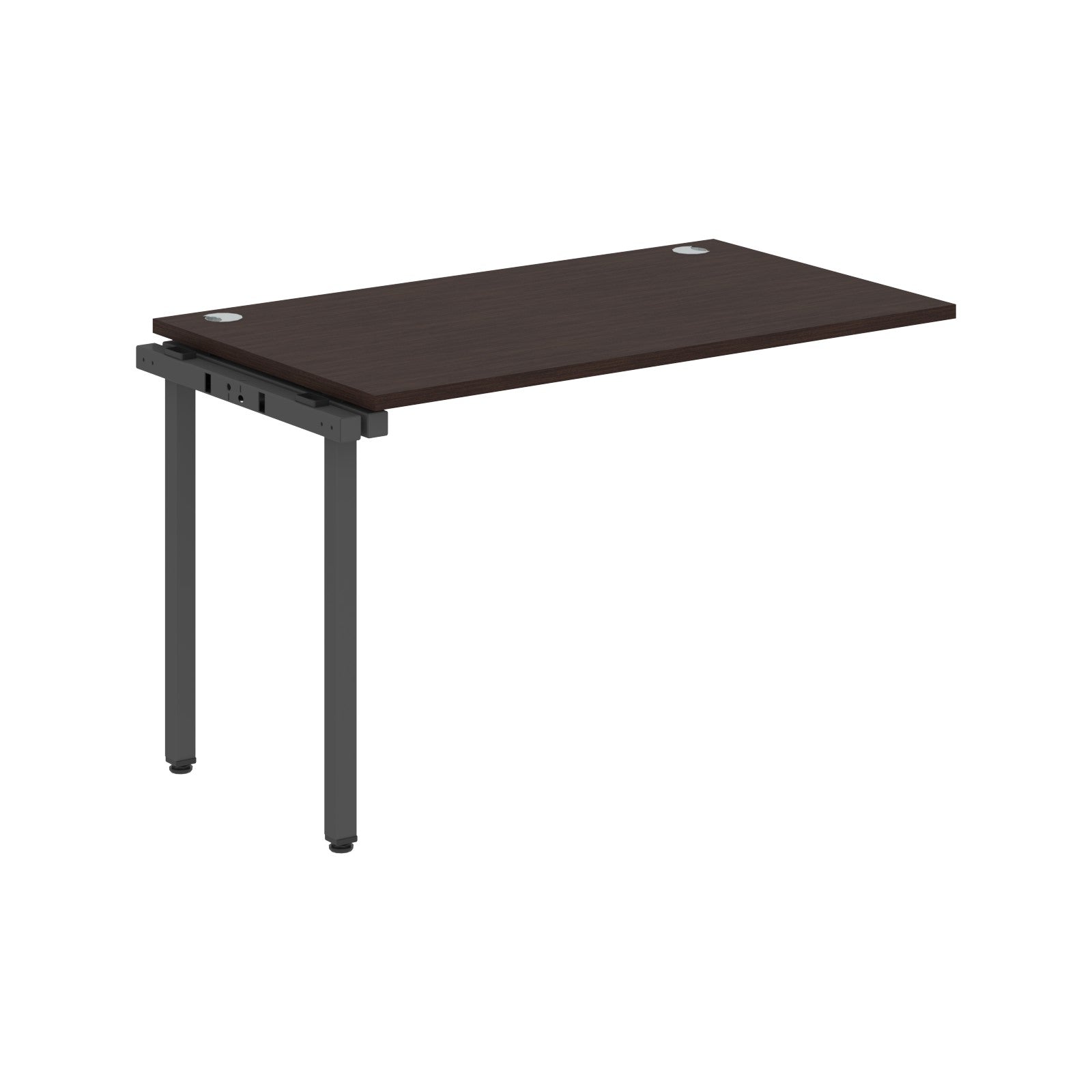 RECTANGULAR SHAPE DESK EXTENSION MADE IN 25MM MFC TOP, E1 LAMINATE CHIPBOARD WITH WOODEN MODESTY PANEL 40X40MM METAL U SHAPE FRAMES by Treejar | Souqify
