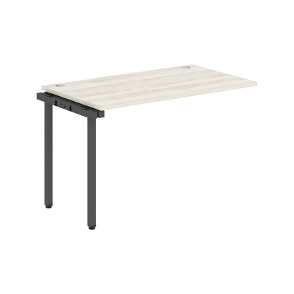 RECTANGULAR SHAPE DESK EXTENSION MADE IN 25MM MFC TOP, E1 LAMINATE CHIPBOARD WITH WOODEN MODESTY PANEL 40X40MM METAL U SHAPE FRAMES by Treejar | Souqify