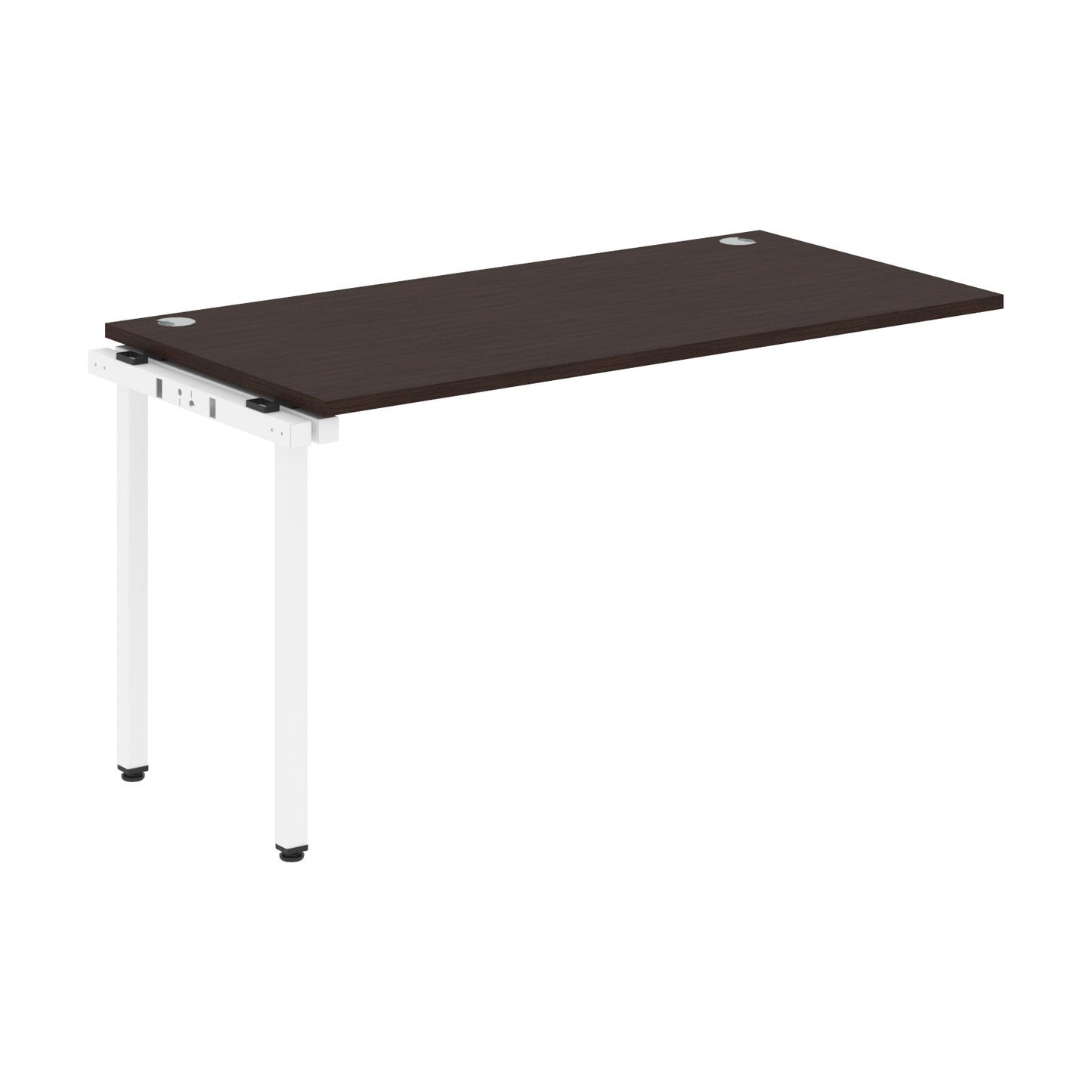 RECTANGULAR SHAPE DESK EXTENSION MADE IN 25MM MFC TOP, E1 LAMINATE CHIPBOARD WITH WOODEN MODESTY PANEL 40X40MM METAL U SHAPE FRAMES by Treejar | Souqify