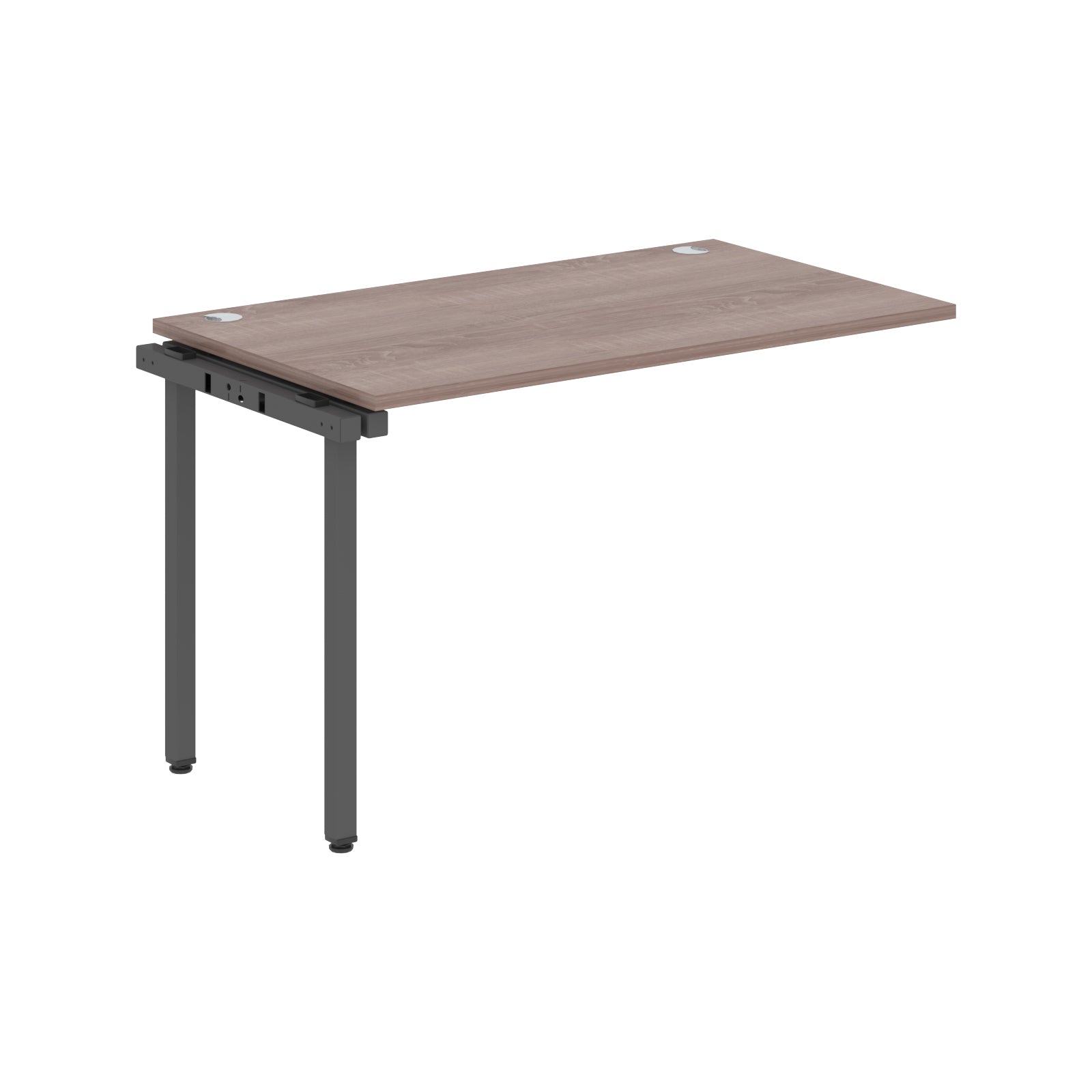 RECTANGULAR SHAPE DESK EXTENSION MADE IN 25MM MFC TOP, E1 LAMINATE CHIPBOARD WITH WOODEN MODESTY PANEL 40X40MM METAL U SHAPE FRAMES by Treejar | Souqify
