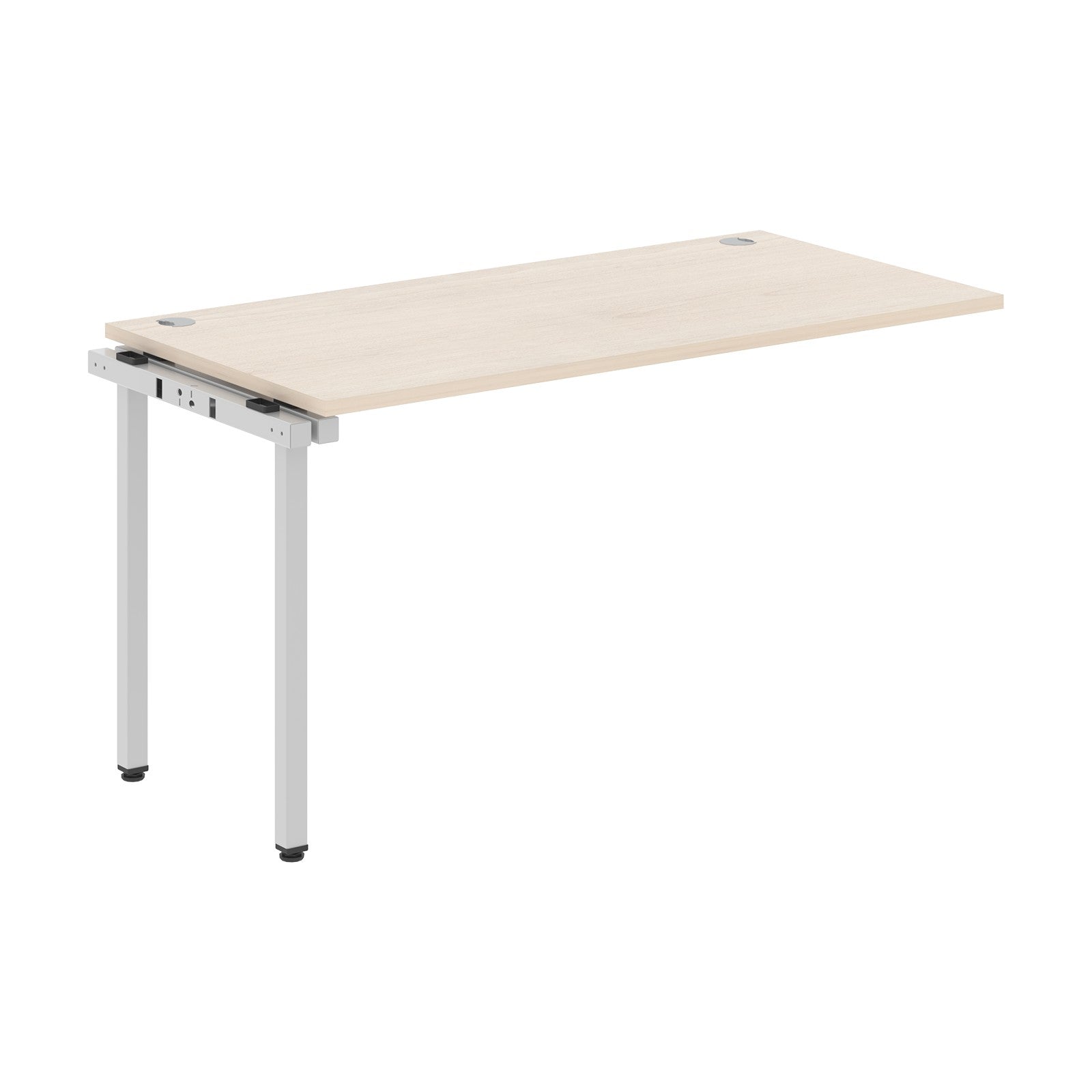 RECTANGULAR SHAPE DESK EXTENSION MADE IN 25MM MFC TOP, E1 LAMINATE CHIPBOARD WITH WOODEN MODESTY PANEL 40X40MM METAL U SHAPE FRAMES by Treejar | Souqify