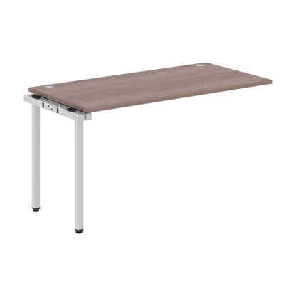 RECTANGULAR SHAPE DESK EXTENSION MADE IN 25MM MFC TOP, E1 LAMINATE CHIPBOARD WITH WOODEN MODESTY PANEL 40X40MM METAL U SHAPE FRAMES by Treejar | Souqify
