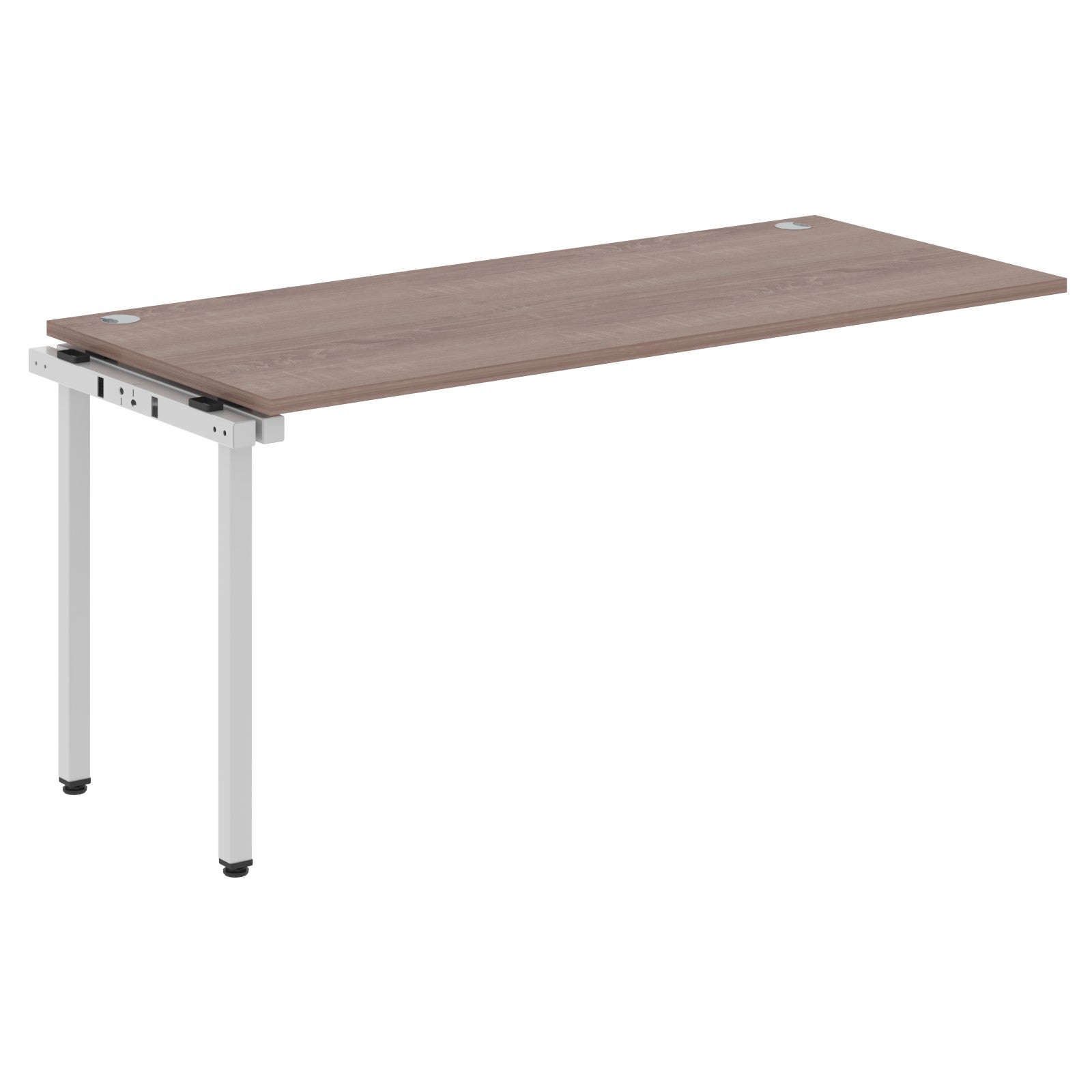 RECTANGULAR SHAPE DESK EXTENSION MADE IN 25MM MFC TOP, E1 LAMINATE CHIPBOARD WITH WOODEN MODESTY PANEL 40X40MM METAL U SHAPE FRAMES by Treejar | Souqify