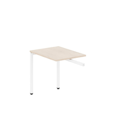 RECTANGULAR SHAPE DESK EXTENSION MADE IN 25MM MFC TOP, E1 LAMINATE CHIPBOARD WITH WOODEN MODESTY PANEL 40X40MM METAL U SHAPE FRAMES by Treejar | Souqify