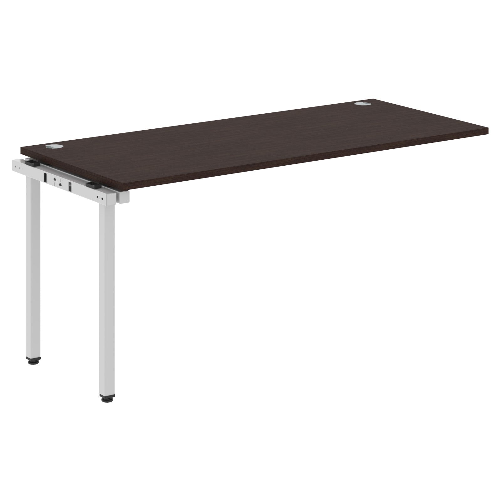 RECTANGULAR SHAPE DESK EXTENSION MADE IN 25MM MFC TOP, E1 LAMINATE CHIPBOARD WITH WOODEN MODESTY PANEL 40X40MM METAL U SHAPE FRAMES by Treejar | Souqify