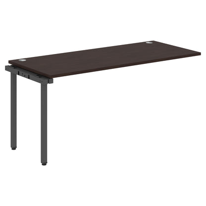 RECTANGULAR SHAPE DESK EXTENSION MADE IN 25MM MFC TOP, E1 LAMINATE CHIPBOARD WITH WOODEN MODESTY PANEL 40X40MM METAL U SHAPE FRAMES by Treejar | Souqify