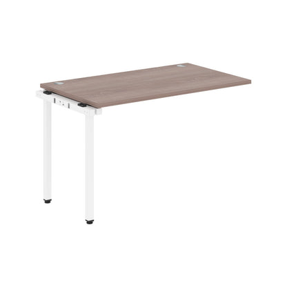 RECTANGULAR SHAPE DESK EXTENSION MADE IN 25MM MFC TOP, E1 LAMINATE CHIPBOARD WITH WOODEN MODESTY PANEL 40X40MM METAL U SHAPE FRAMES by Treejar | Souqify