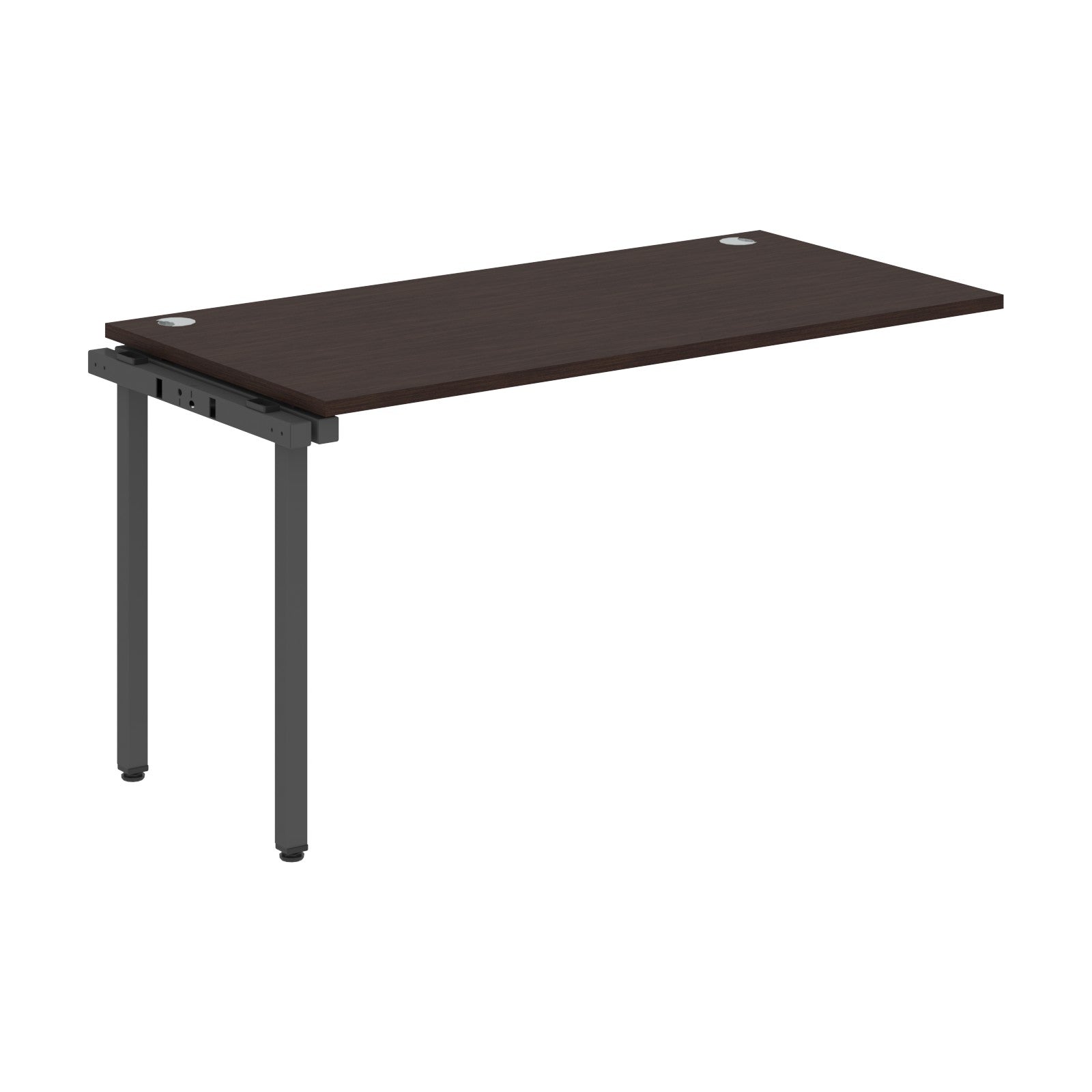 RECTANGULAR SHAPE DESK EXTENSION MADE IN 25MM MFC TOP, E1 LAMINATE CHIPBOARD WITH WOODEN MODESTY PANEL 40X40MM METAL U SHAPE FRAMES by Treejar | Souqify