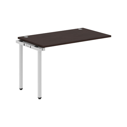 RECTANGULAR SHAPE DESK EXTENSION MADE IN 25MM MFC TOP, E1 LAMINATE CHIPBOARD WITH WOODEN MODESTY PANEL 40X40MM METAL U SHAPE FRAMES by Treejar | Souqify