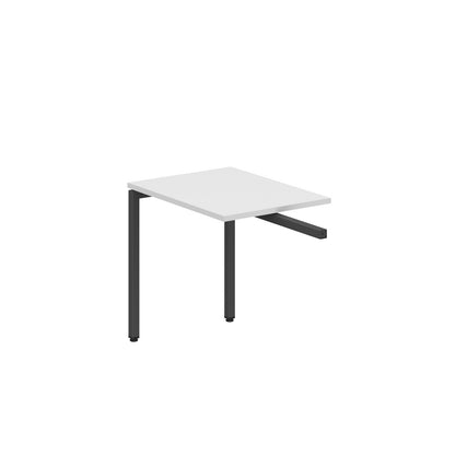 RECTANGULAR SHAPE DESK EXTENSION MADE IN 25MM MFC TOP, E1 LAMINATE CHIPBOARD WITH WOODEN MODESTY PANEL 40X40MM METAL U SHAPE FRAMES by Treejar | Souqify