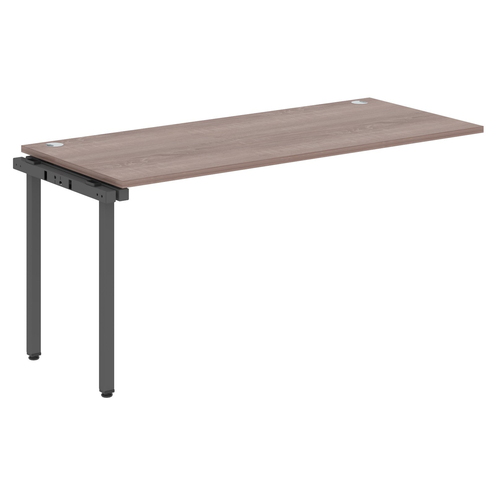 RECTANGULAR SHAPE DESK EXTENSION MADE IN 25MM MFC TOP, E1 LAMINATE CHIPBOARD WITH WOODEN MODESTY PANEL 40X40MM METAL U SHAPE FRAMES by Treejar | Souqify