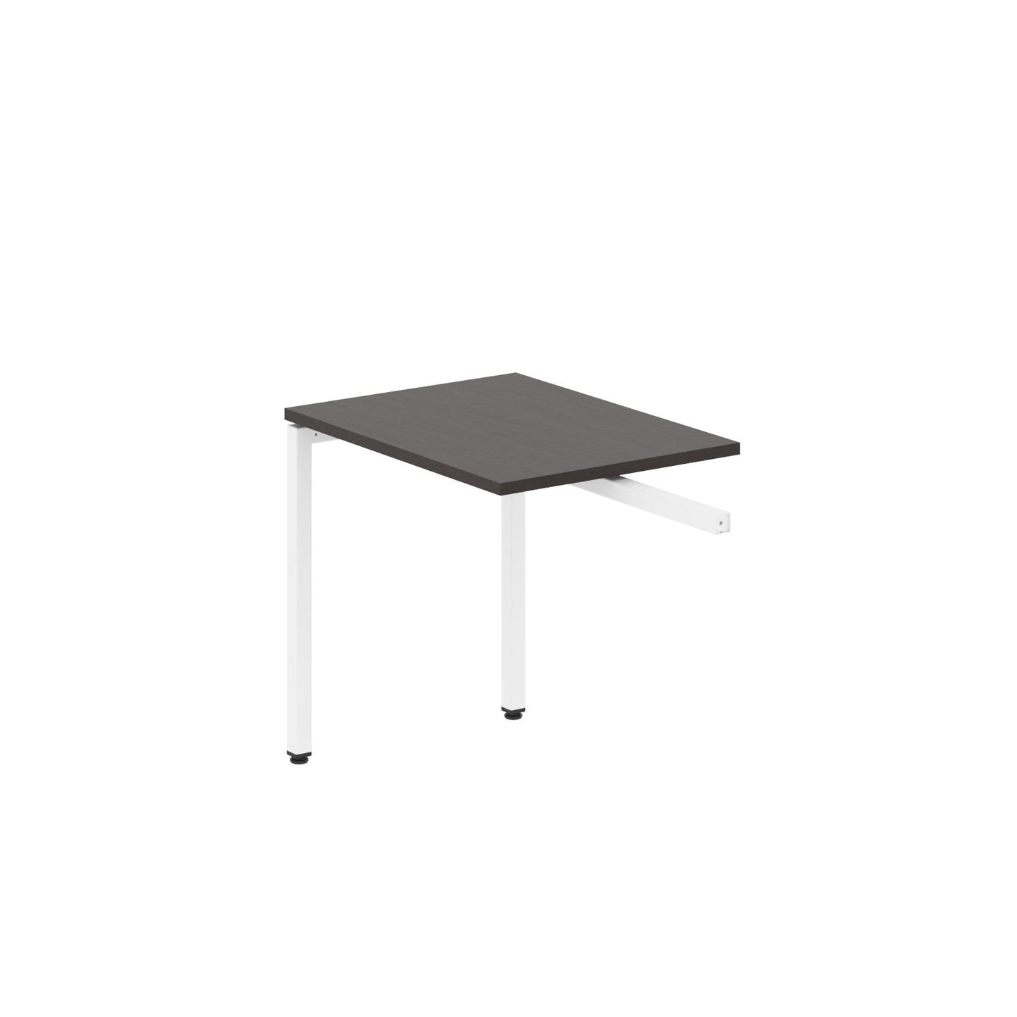 RECTANGULAR SHAPE DESK EXTENSION MADE IN 25MM MFC TOP, E1 LAMINATE CHIPBOARD WITH WOODEN MODESTY PANEL 40X40MM METAL U SHAPE FRAMES by Treejar | Souqify