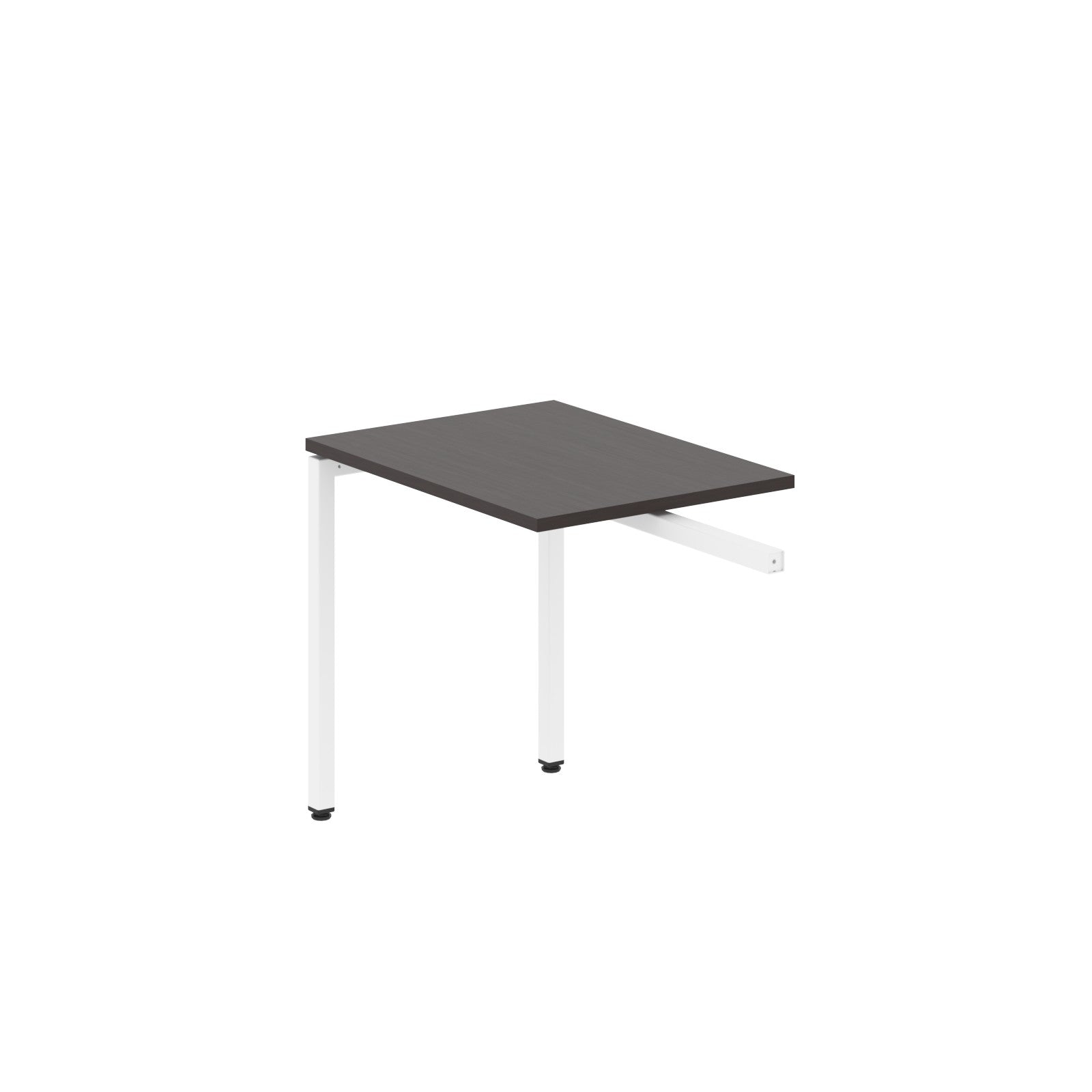 RECTANGULAR SHAPE DESK EXTENSION MADE IN 25MM MFC TOP, E1 LAMINATE CHIPBOARD WITH WOODEN MODESTY PANEL 40X40MM METAL U SHAPE FRAMES by Treejar | Souqify