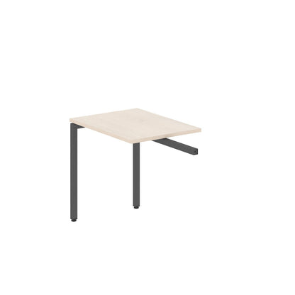 RECTANGULAR SHAPE DESK EXTENSION MADE IN 25MM MFC TOP, E1 LAMINATE CHIPBOARD WITH WOODEN MODESTY PANEL 40X40MM METAL U SHAPE FRAMES by Treejar | Souqify