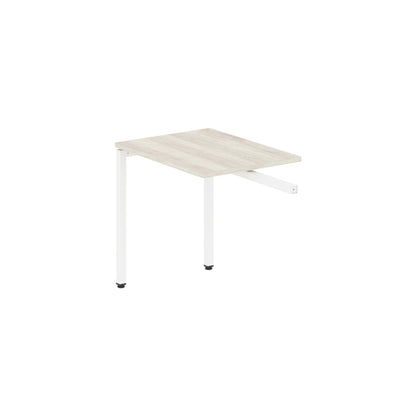 RECTANGULAR SHAPE DESK EXTENSION MADE IN 25MM MFC TOP, E1 LAMINATE CHIPBOARD WITH WOODEN MODESTY PANEL 40X40MM METAL U SHAPE FRAMES by Treejar | Souqify