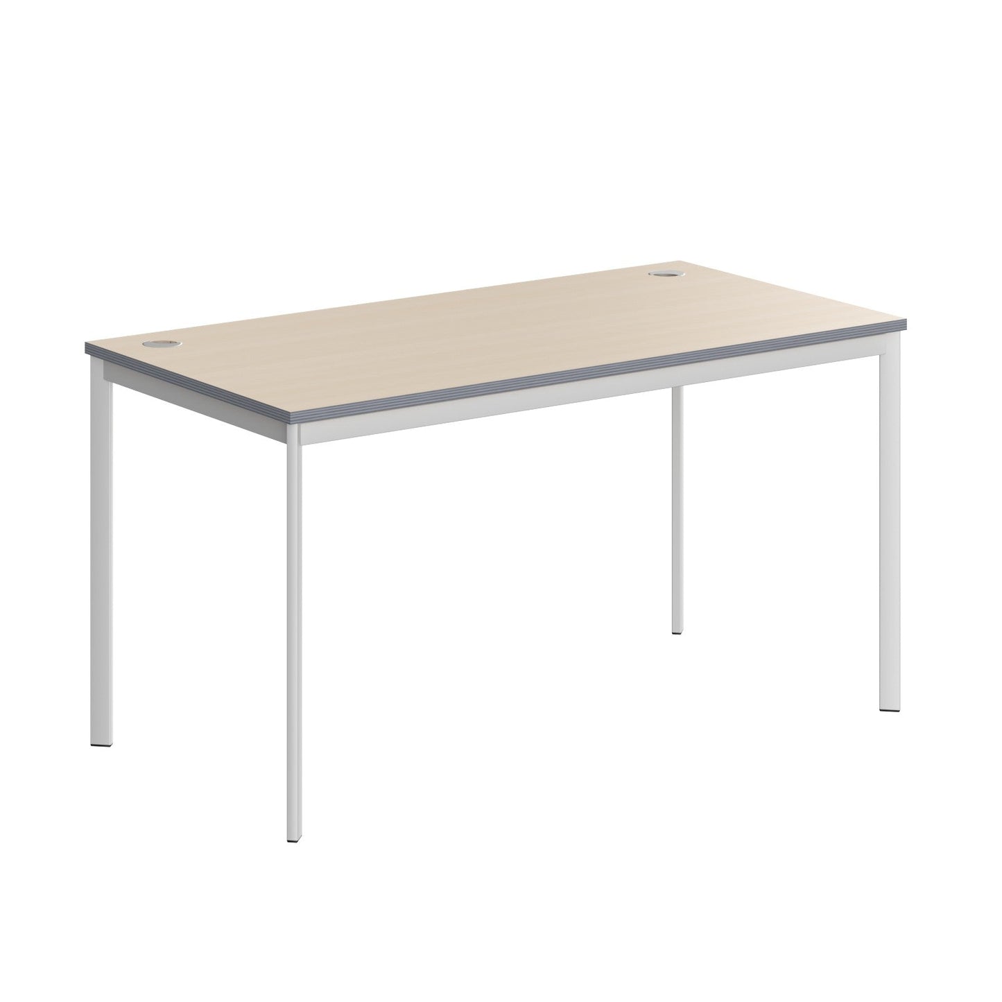 RECTANGULAR SHAPE DESK MADE IN 25MM MFC TOP, E1 LAMINATE CHIPBOARD 40X20MM METAL FRAMES by Treejar | Souqify