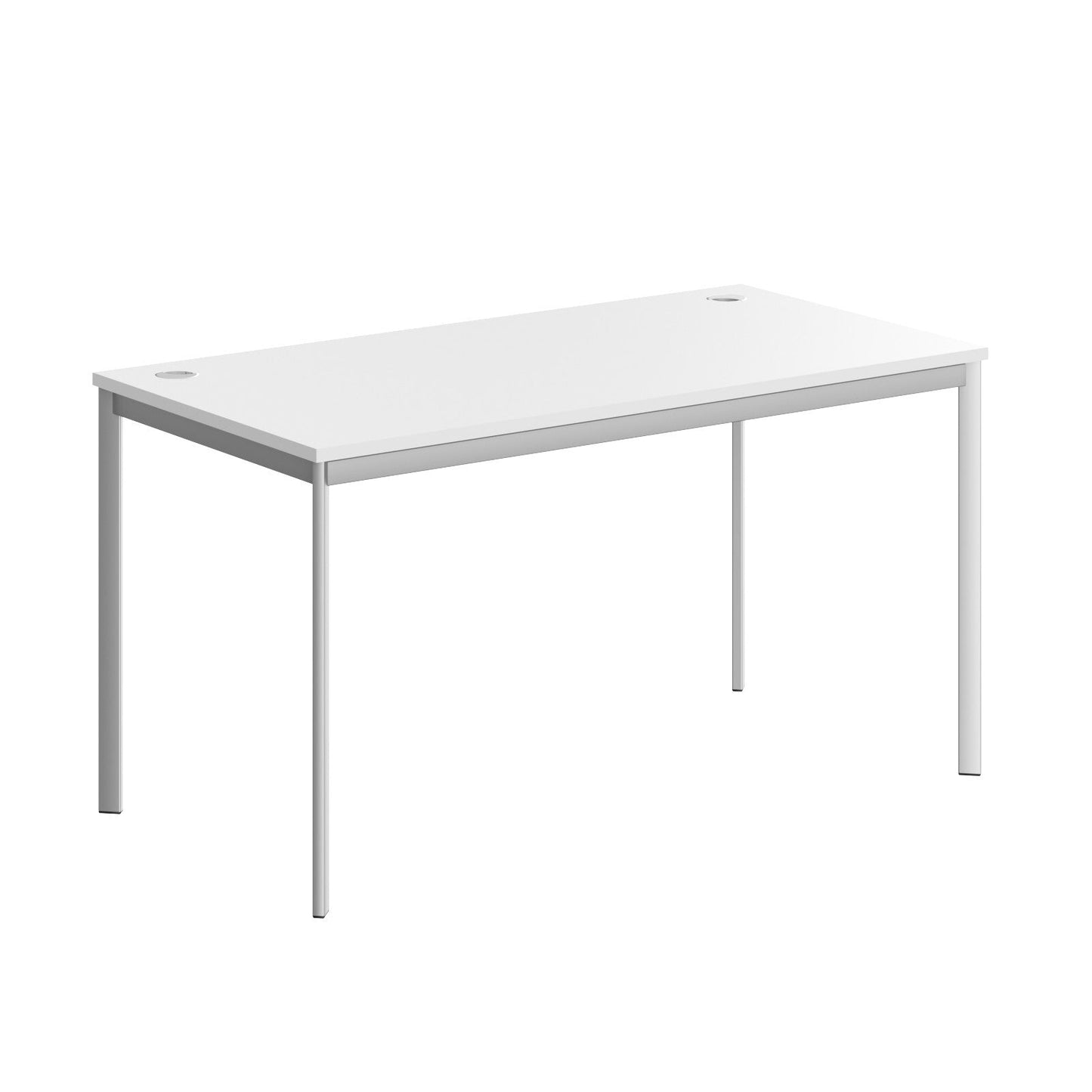 RECTANGULAR SHAPE DESK MADE IN 25MM MFC TOP, E1 LAMINATE CHIPBOARD 40X20MM METAL FRAMES by Treejar | Souqify