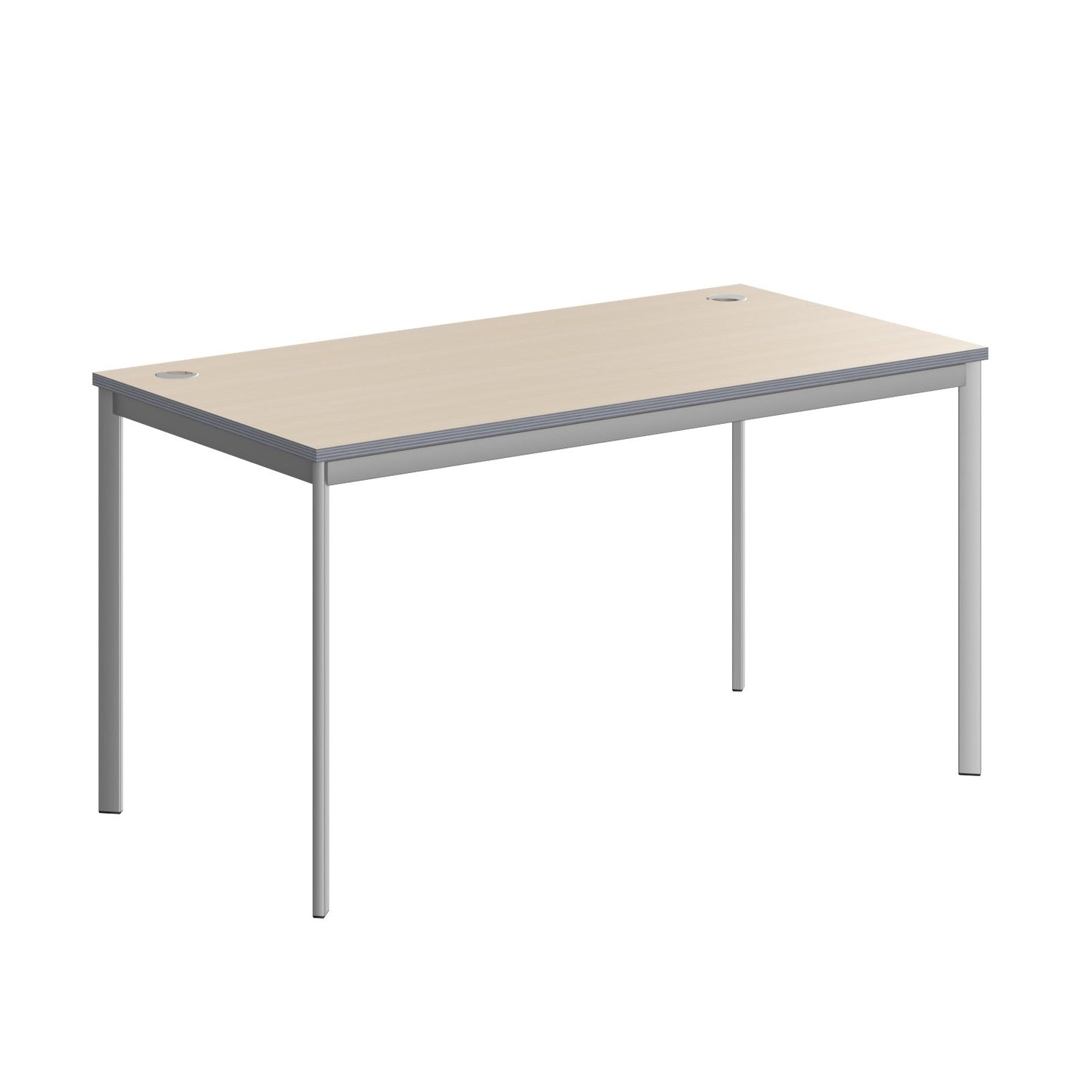 RECTANGULAR SHAPE DESK MADE IN 25MM MFC TOP, E1 LAMINATE CHIPBOARD 40X20MM METAL FRAMES by Treejar | Souqify