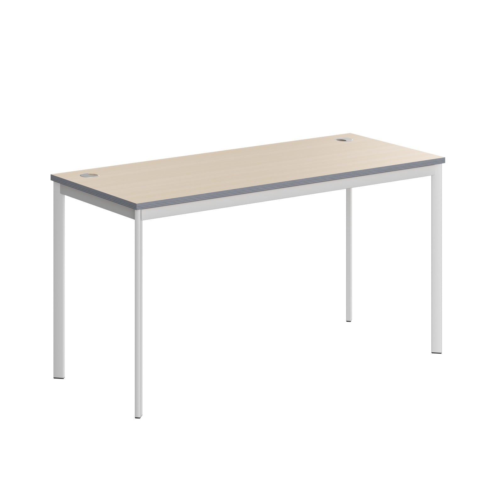 RECTANGULAR SHAPE DESK MADE IN 25MM MFC TOP, E1 LAMINATE CHIPBOARD 40X20MM METAL FRAMES by Treejar | Souqify