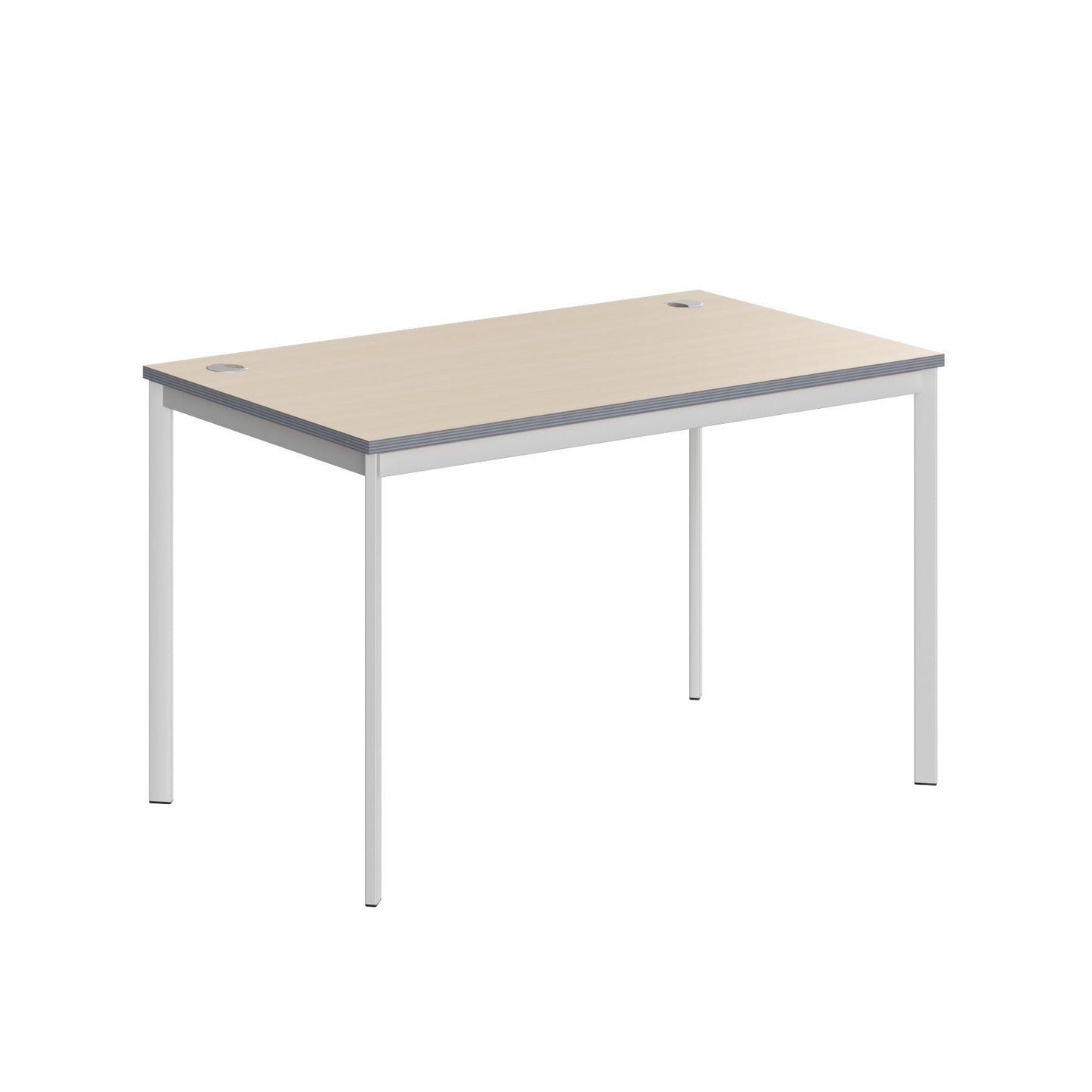 RECTANGULAR SHAPE DESK MADE IN 25MM MFC TOP, E1 LAMINATE CHIPBOARD 40X20MM METAL FRAMES by Treejar | Souqify