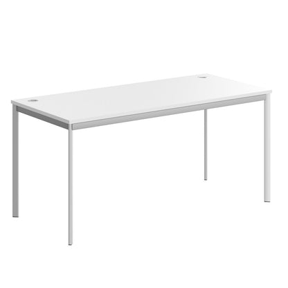 RECTANGULAR SHAPE DESK MADE IN 25MM MFC TOP, E1 LAMINATE CHIPBOARD 40X20MM METAL FRAMES by Treejar | Souqify