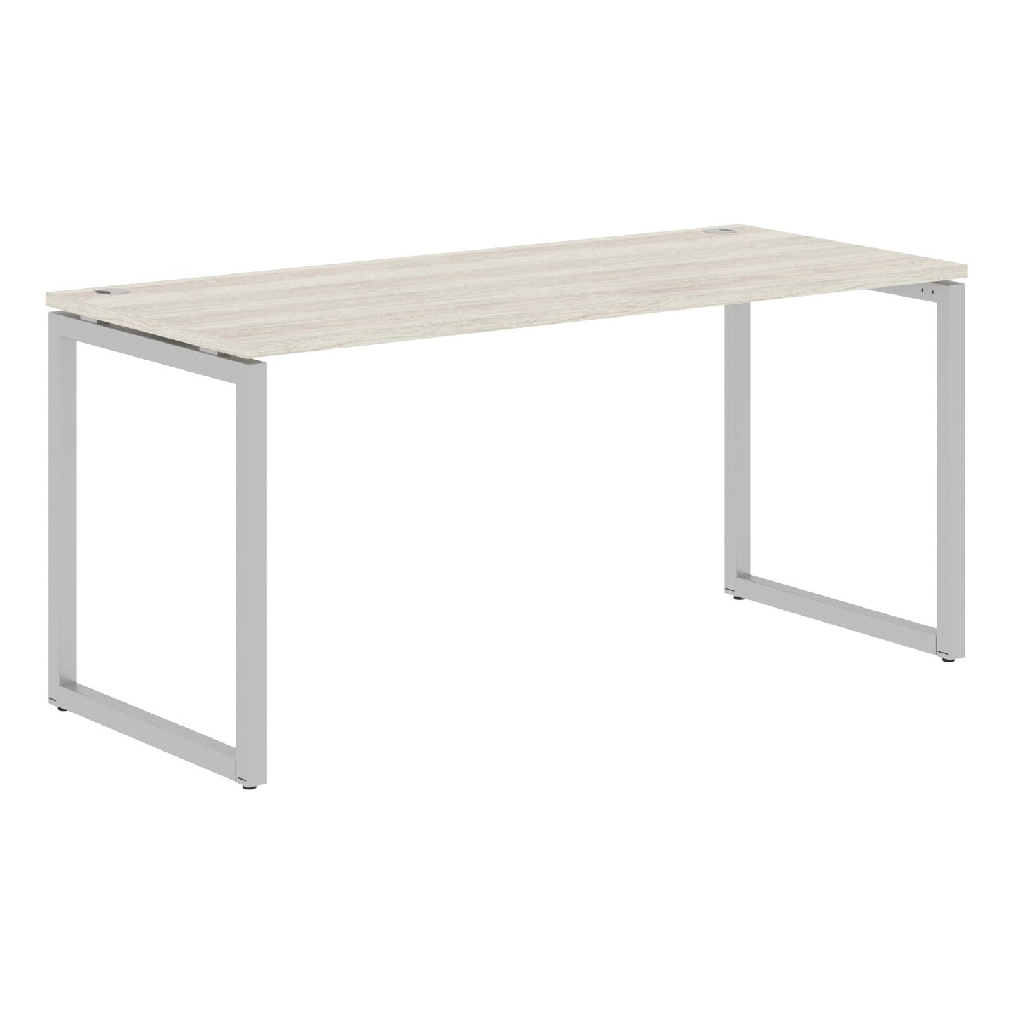 RECTANGULAR SHAPE DESK MADE IN 25MM MFC TOP, E1 LAMINATE CHIPBOARD WITH WOODEN MODESTY PANEL 40X40MM METAL O SHAPE FRAMES by Treejar | Souqify