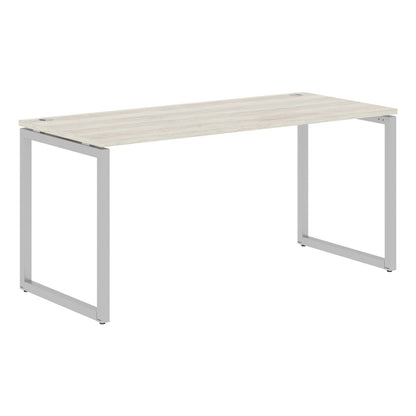RECTANGULAR SHAPE DESK MADE IN 25MM MFC TOP, E1 LAMINATE CHIPBOARD WITH WOODEN MODESTY PANEL 40X40MM METAL O SHAPE FRAMES by Treejar | Souqify