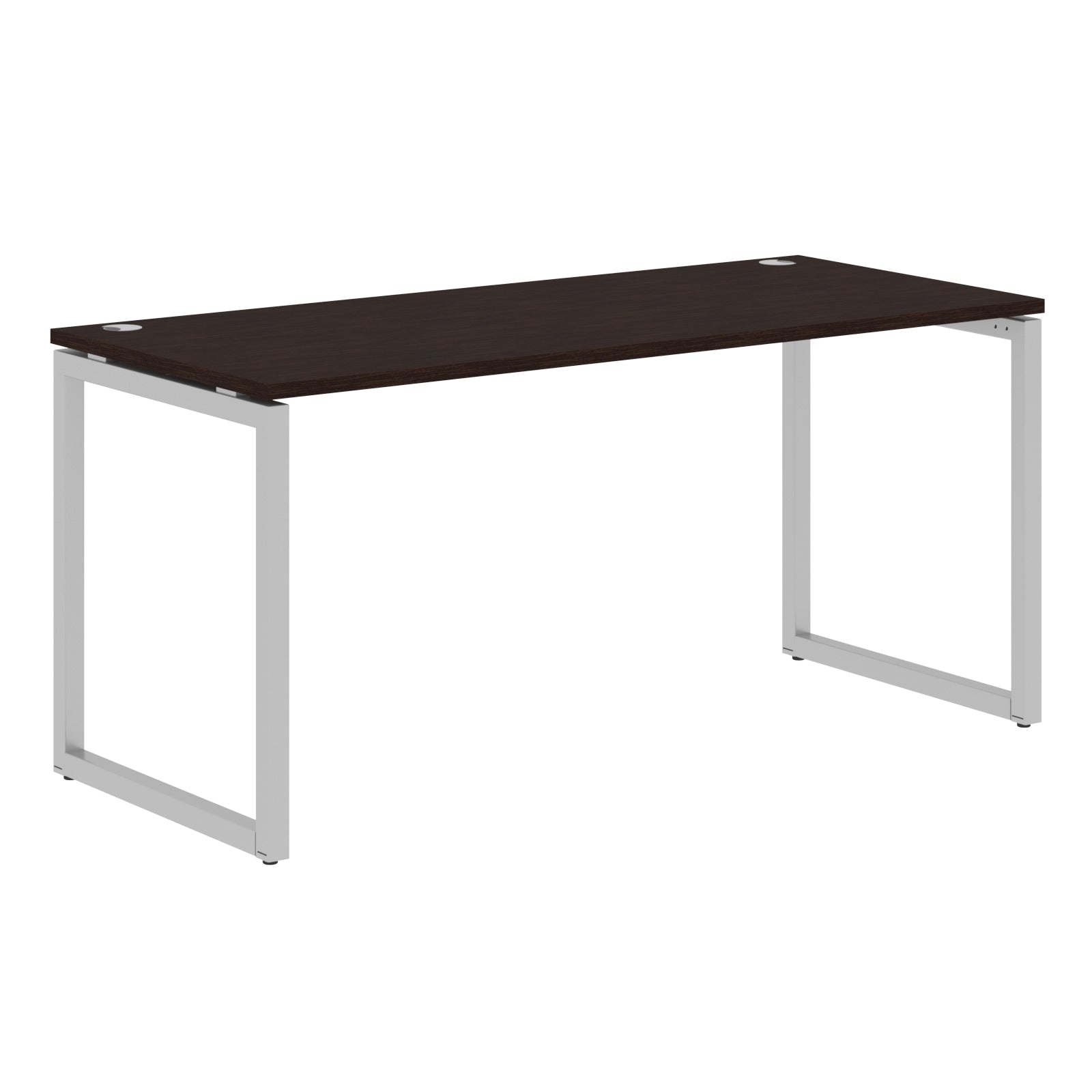RECTANGULAR SHAPE DESK MADE IN 25MM MFC TOP, E1 LAMINATE CHIPBOARD WITH WOODEN MODESTY PANEL 40X40MM METAL O SHAPE FRAMES by Treejar | Souqify