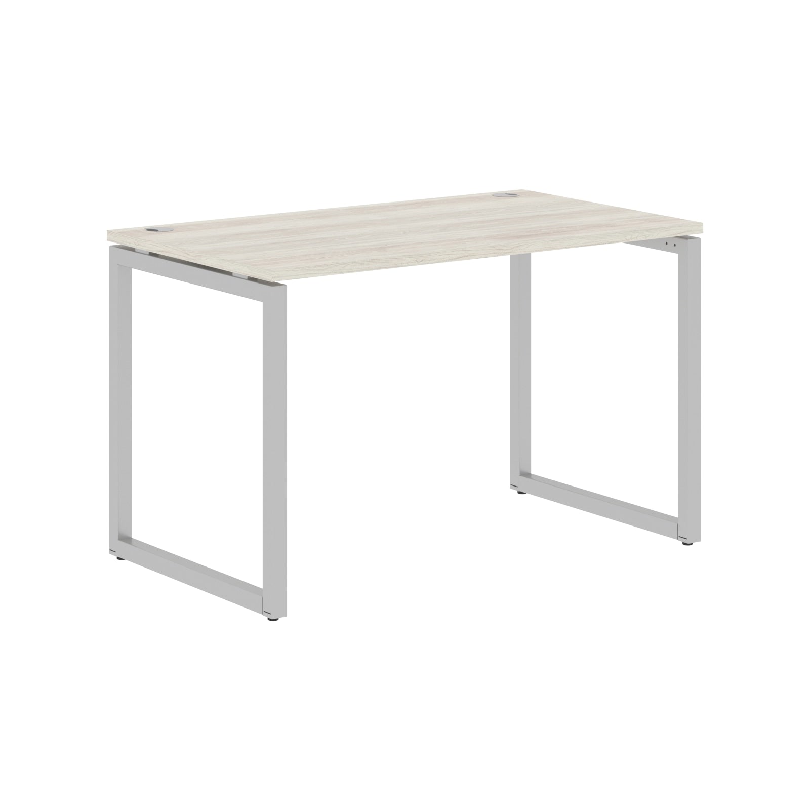 RECTANGULAR SHAPE DESK MADE IN 25MM MFC TOP, E1 LAMINATE CHIPBOARD WITH WOODEN MODESTY PANEL 40X40MM METAL O SHAPE FRAMES by Treejar | Souqify