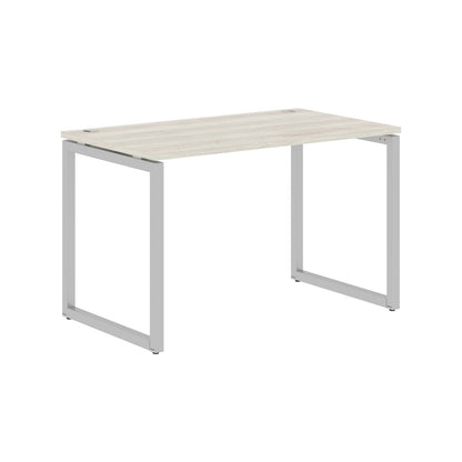 RECTANGULAR SHAPE DESK MADE IN 25MM MFC TOP, E1 LAMINATE CHIPBOARD WITH WOODEN MODESTY PANEL 40X40MM METAL O SHAPE FRAMES by Treejar | Souqify