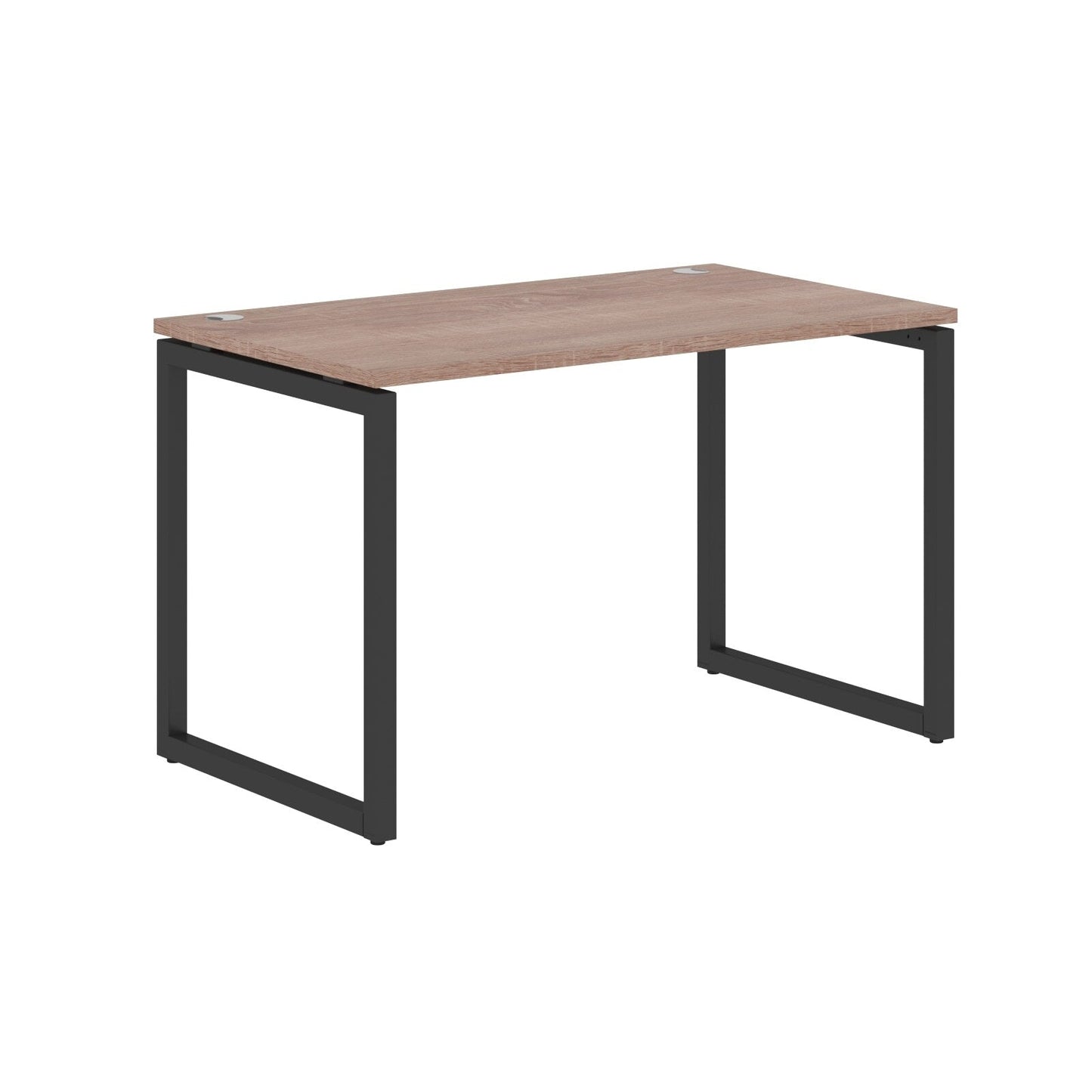 RECTANGULAR SHAPE DESK MADE IN 25MM MFC TOP, E1 LAMINATE CHIPBOARD WITH WOODEN MODESTY PANEL 40X40MM METAL O SHAPE FRAMES by Treejar | Souqify