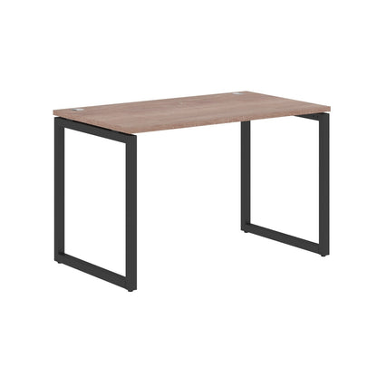 RECTANGULAR SHAPE DESK MADE IN 25MM MFC TOP, E1 LAMINATE CHIPBOARD WITH WOODEN MODESTY PANEL 40X40MM METAL O SHAPE FRAMES by Treejar | Souqify