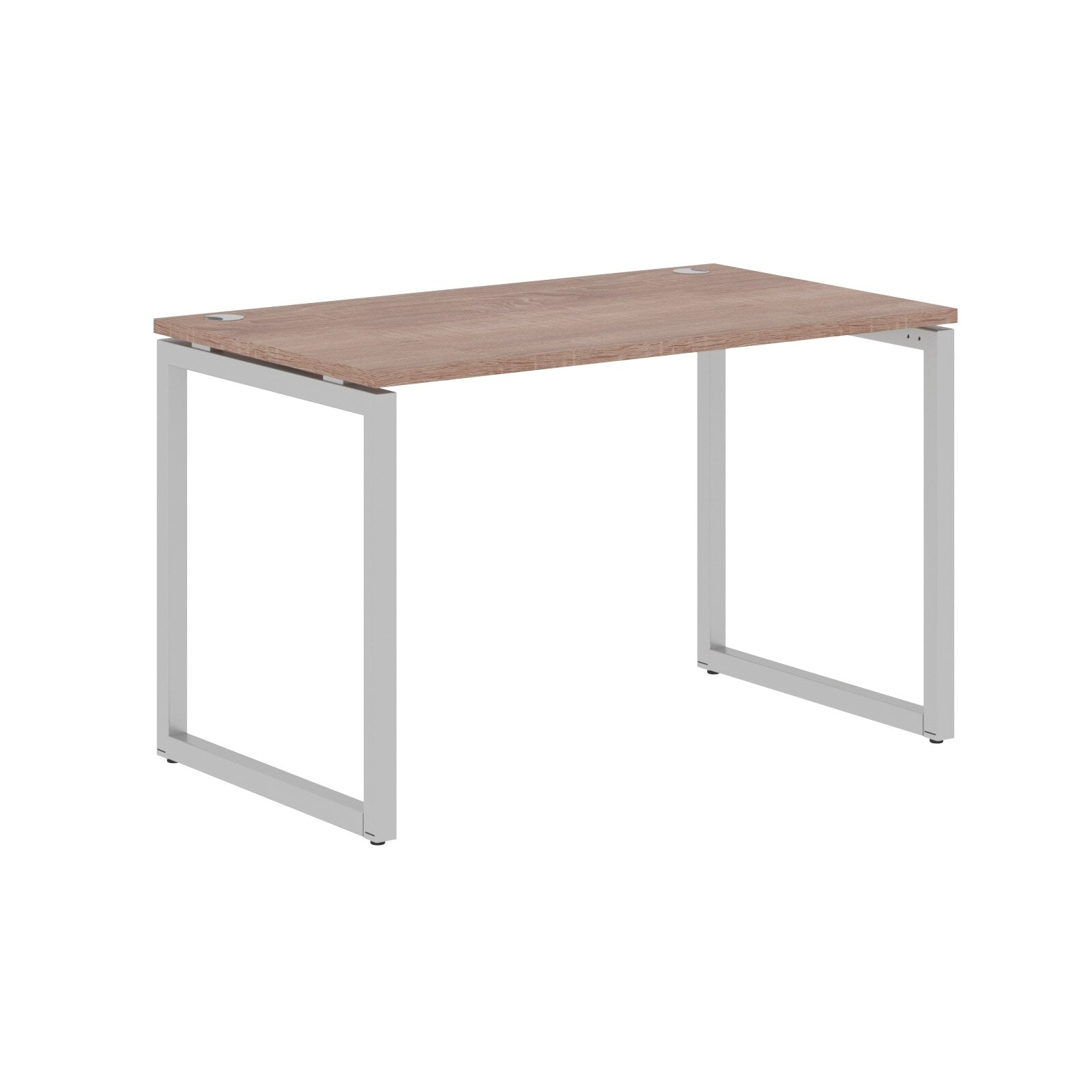 RECTANGULAR SHAPE DESK MADE IN 25MM MFC TOP, E1 LAMINATE CHIPBOARD WITH WOODEN MODESTY PANEL 40X40MM METAL O SHAPE FRAMES by Treejar | Souqify