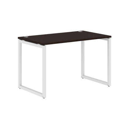RECTANGULAR SHAPE DESK MADE IN 25MM MFC TOP, E1 LAMINATE CHIPBOARD WITH WOODEN MODESTY PANEL 40X40MM METAL O SHAPE FRAMES by Treejar | Souqify