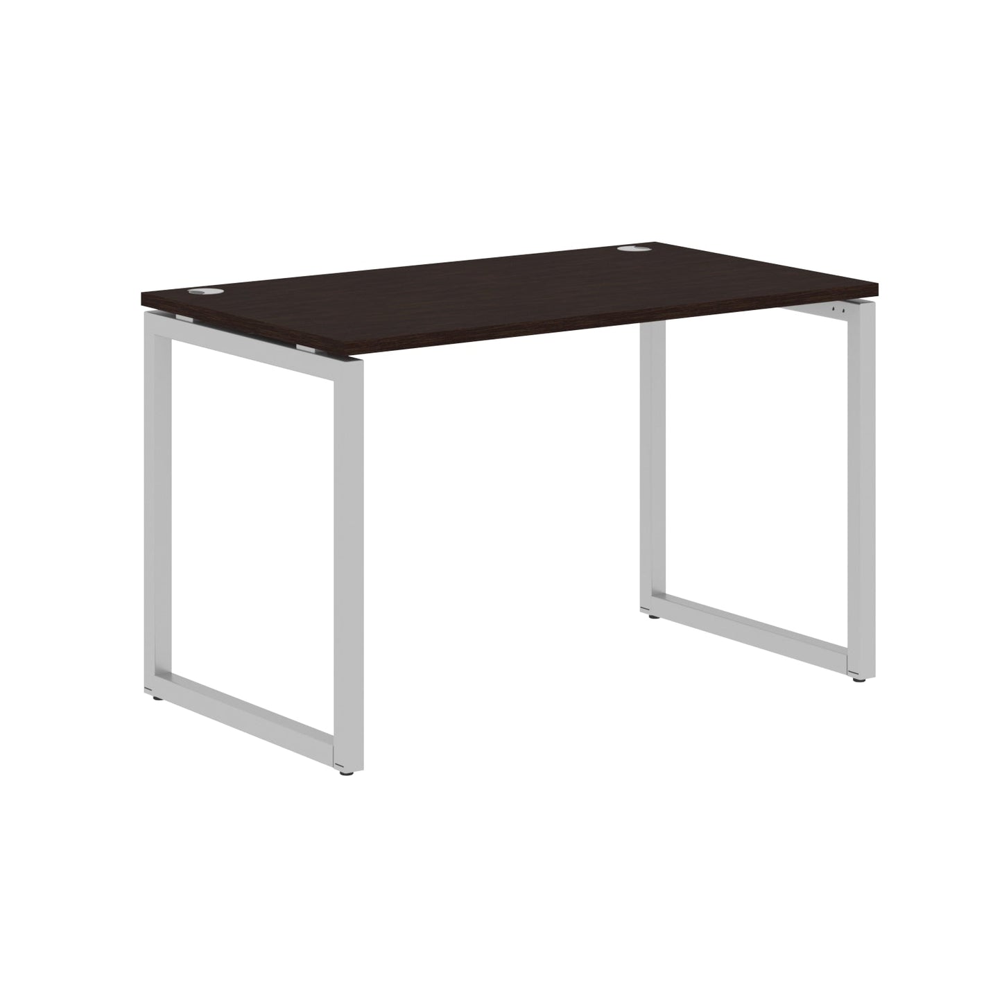 RECTANGULAR SHAPE DESK MADE IN 25MM MFC TOP, E1 LAMINATE CHIPBOARD WITH WOODEN MODESTY PANEL 40X40MM METAL O SHAPE FRAMES by Treejar | Souqify