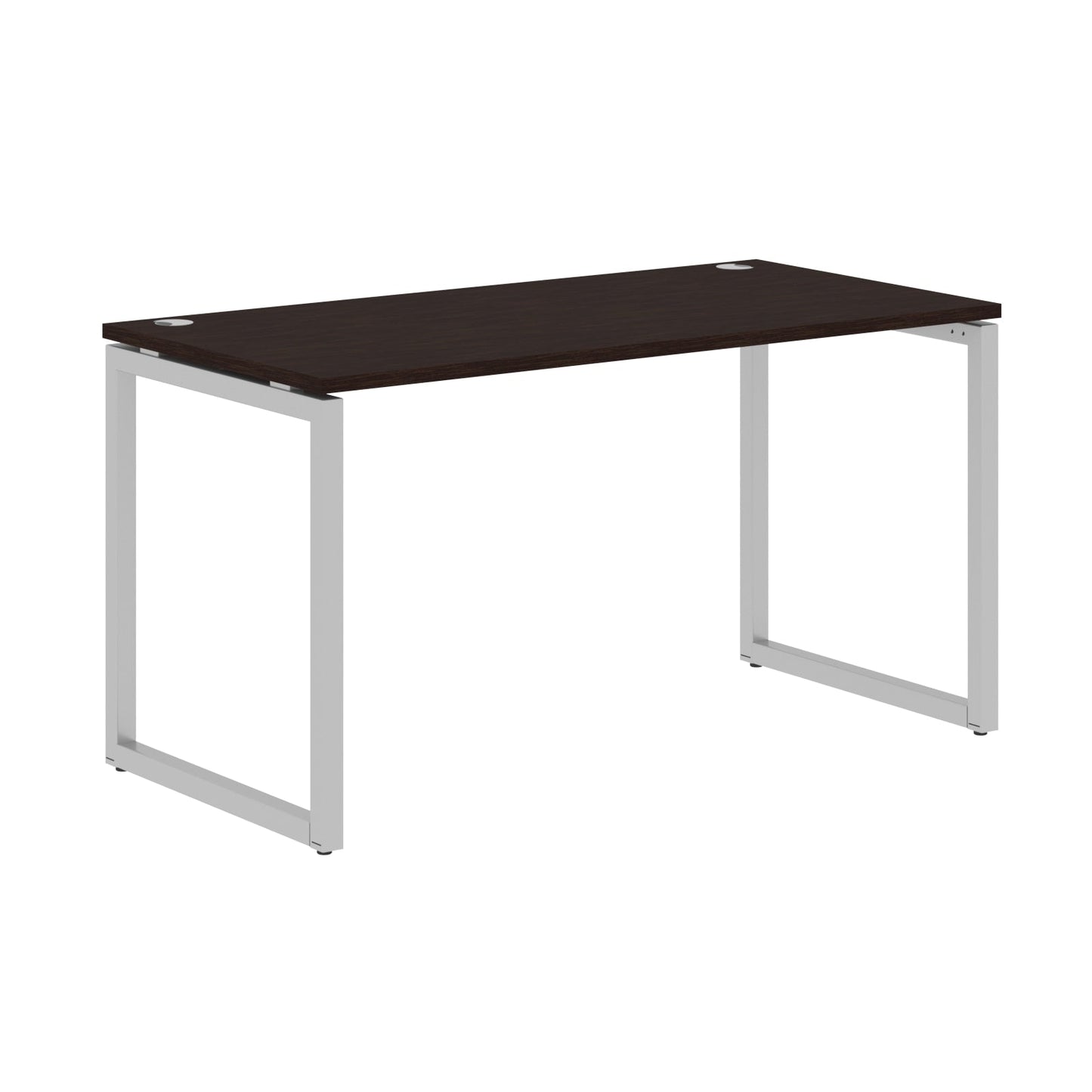 RECTANGULAR SHAPE DESK MADE IN 25MM MFC TOP, E1 LAMINATE CHIPBOARD WITH WOODEN MODESTY PANEL 40X40MM METAL O SHAPE FRAMES by Treejar | Souqify