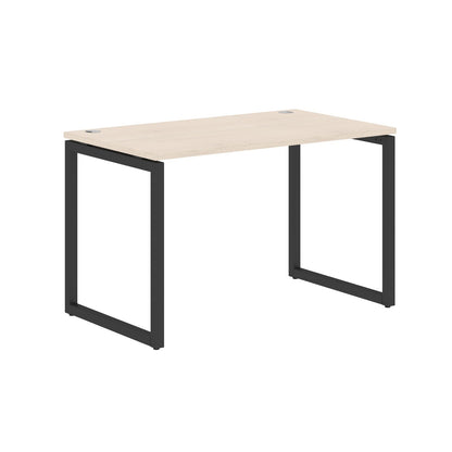 RECTANGULAR SHAPE DESK MADE IN 25MM MFC TOP, E1 LAMINATE CHIPBOARD WITH WOODEN MODESTY PANEL 40X40MM METAL O SHAPE FRAMES by Treejar | Souqify