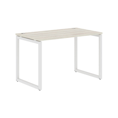 RECTANGULAR SHAPE DESK MADE IN 25MM MFC TOP, E1 LAMINATE CHIPBOARD WITH WOODEN MODESTY PANEL 40X40MM METAL O SHAPE FRAMES by Treejar | Souqify