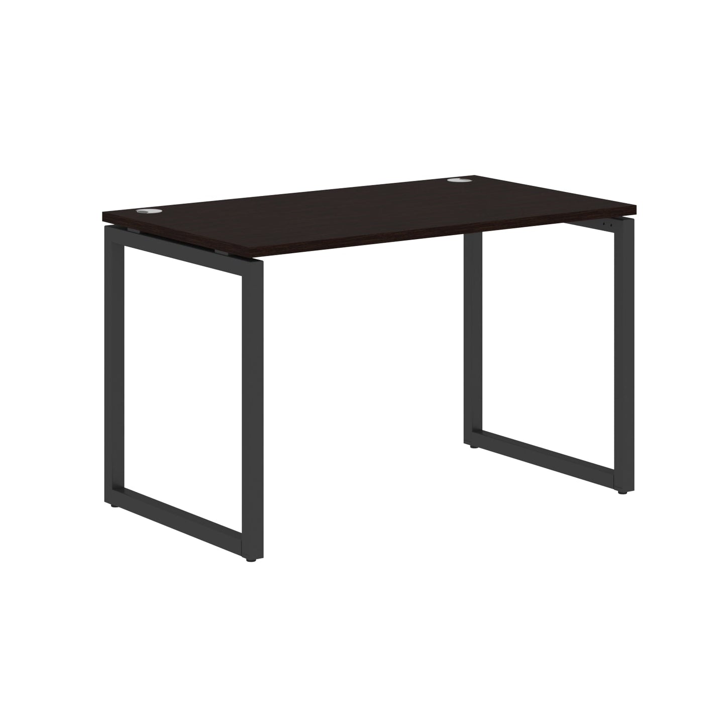 RECTANGULAR SHAPE DESK MADE IN 25MM MFC TOP, E1 LAMINATE CHIPBOARD WITH WOODEN MODESTY PANEL 40X40MM METAL O SHAPE FRAMES by Treejar | Souqify