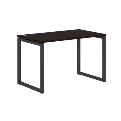 RECTANGULAR SHAPE DESK MADE IN 25MM MFC TOP, E1 LAMINATE CHIPBOARD WITH WOODEN MODESTY PANEL 40X40MM METAL O SHAPE FRAMES by Treejar | Souqify