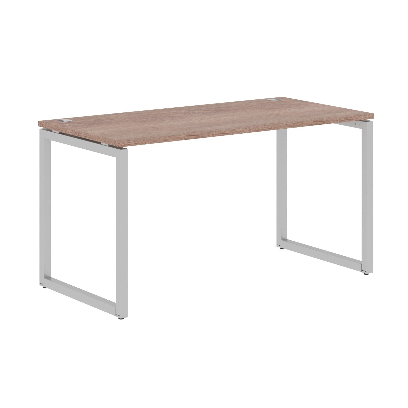 RECTANGULAR SHAPE DESK MADE IN 25MM MFC TOP, E1 LAMINATE CHIPBOARD WITH WOODEN MODESTY PANEL 40X40MM METAL O SHAPE FRAMES by Treejar | Souqify
