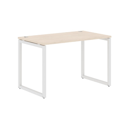 RECTANGULAR SHAPE DESK MADE IN 25MM MFC TOP, E1 LAMINATE CHIPBOARD WITH WOODEN MODESTY PANEL 40X40MM METAL O SHAPE FRAMES by Treejar | Souqify