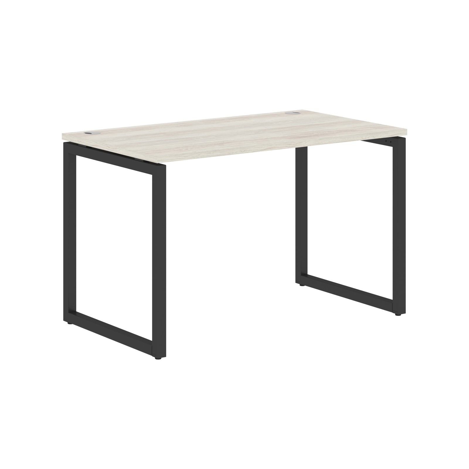 RECTANGULAR SHAPE DESK MADE IN 25MM MFC TOP, E1 LAMINATE CHIPBOARD WITH WOODEN MODESTY PANEL 40X40MM METAL O SHAPE FRAMES by Treejar | Souqify