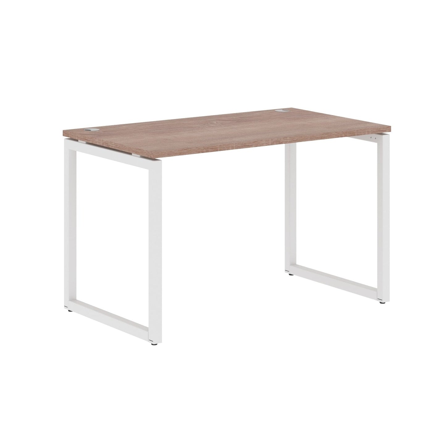 RECTANGULAR SHAPE DESK MADE IN 25MM MFC TOP, E1 LAMINATE CHIPBOARD WITH WOODEN MODESTY PANEL 40X40MM METAL O SHAPE FRAMES by Treejar | Souqify