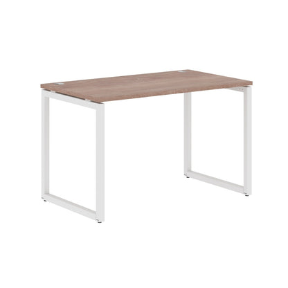 RECTANGULAR SHAPE DESK MADE IN 25MM MFC TOP, E1 LAMINATE CHIPBOARD WITH WOODEN MODESTY PANEL 40X40MM METAL O SHAPE FRAMES by Treejar | Souqify