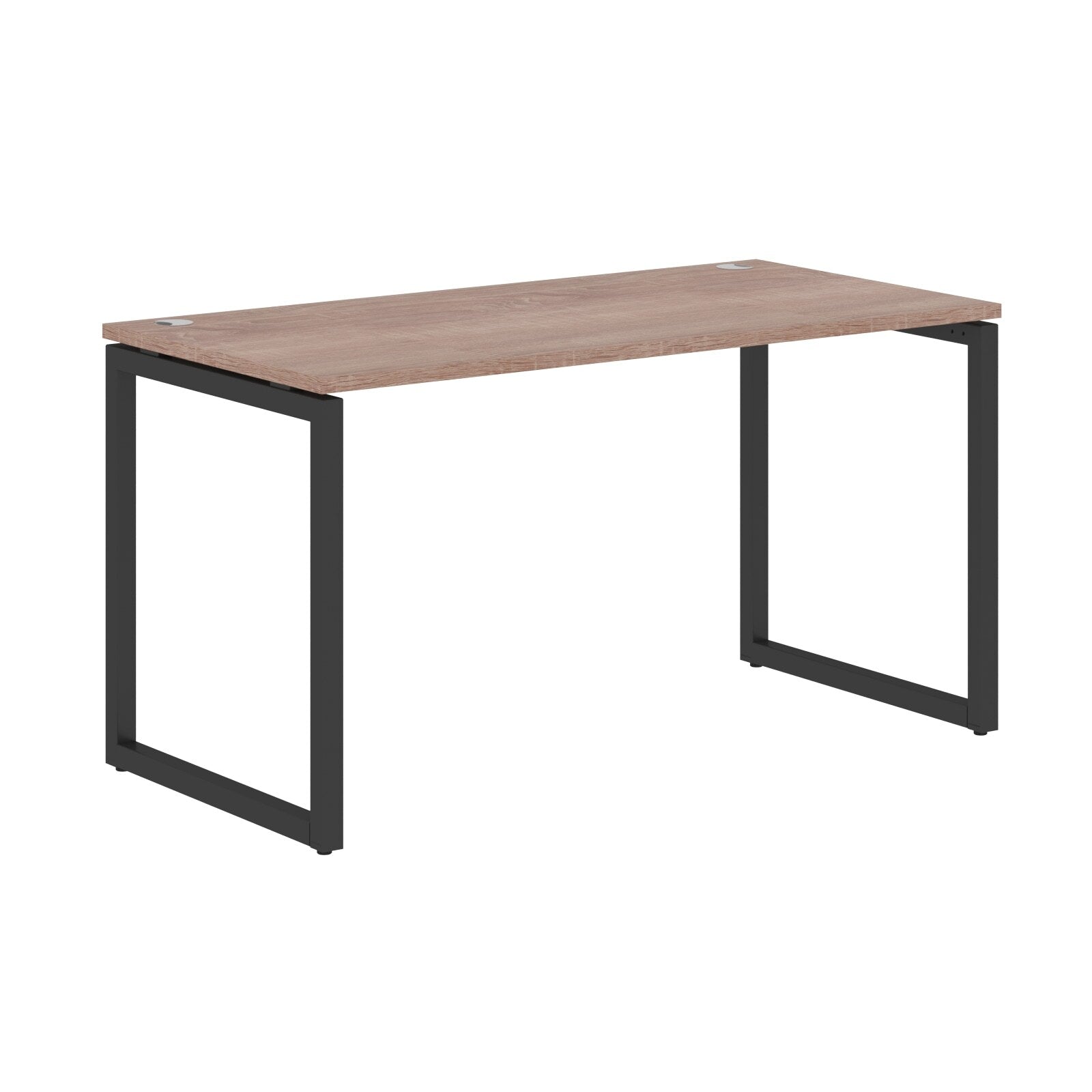 RECTANGULAR SHAPE DESK MADE IN 25MM MFC TOP, E1 LAMINATE CHIPBOARD WITH WOODEN MODESTY PANEL 40X40MM METAL O SHAPE FRAMES by Treejar | Souqify