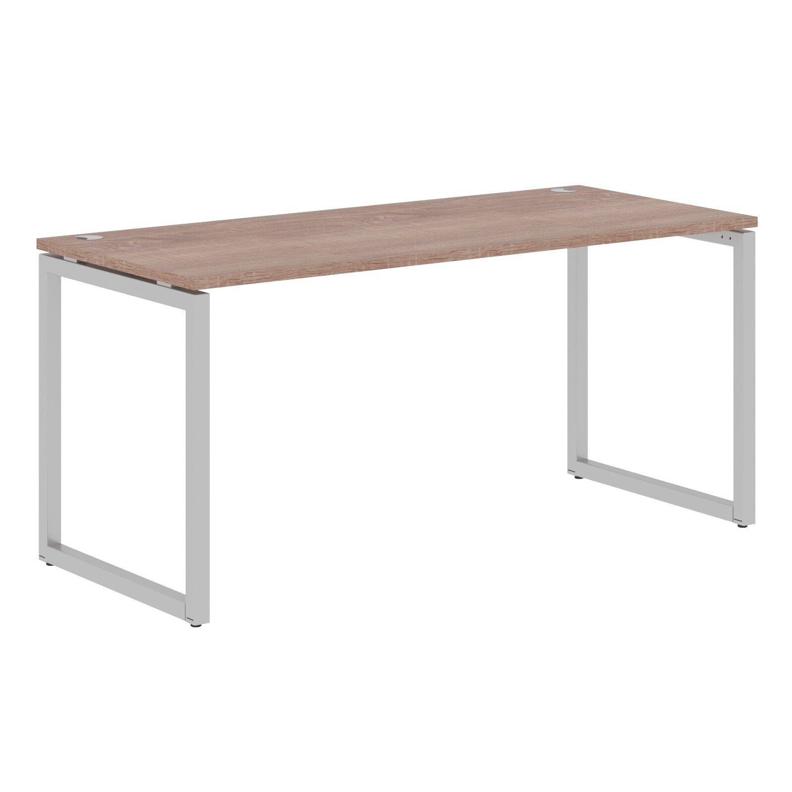 RECTANGULAR SHAPE DESK MADE IN 25MM MFC TOP, E1 LAMINATE CHIPBOARD WITH WOODEN MODESTY PANEL 40X40MM METAL O SHAPE FRAMES by Treejar | Souqify