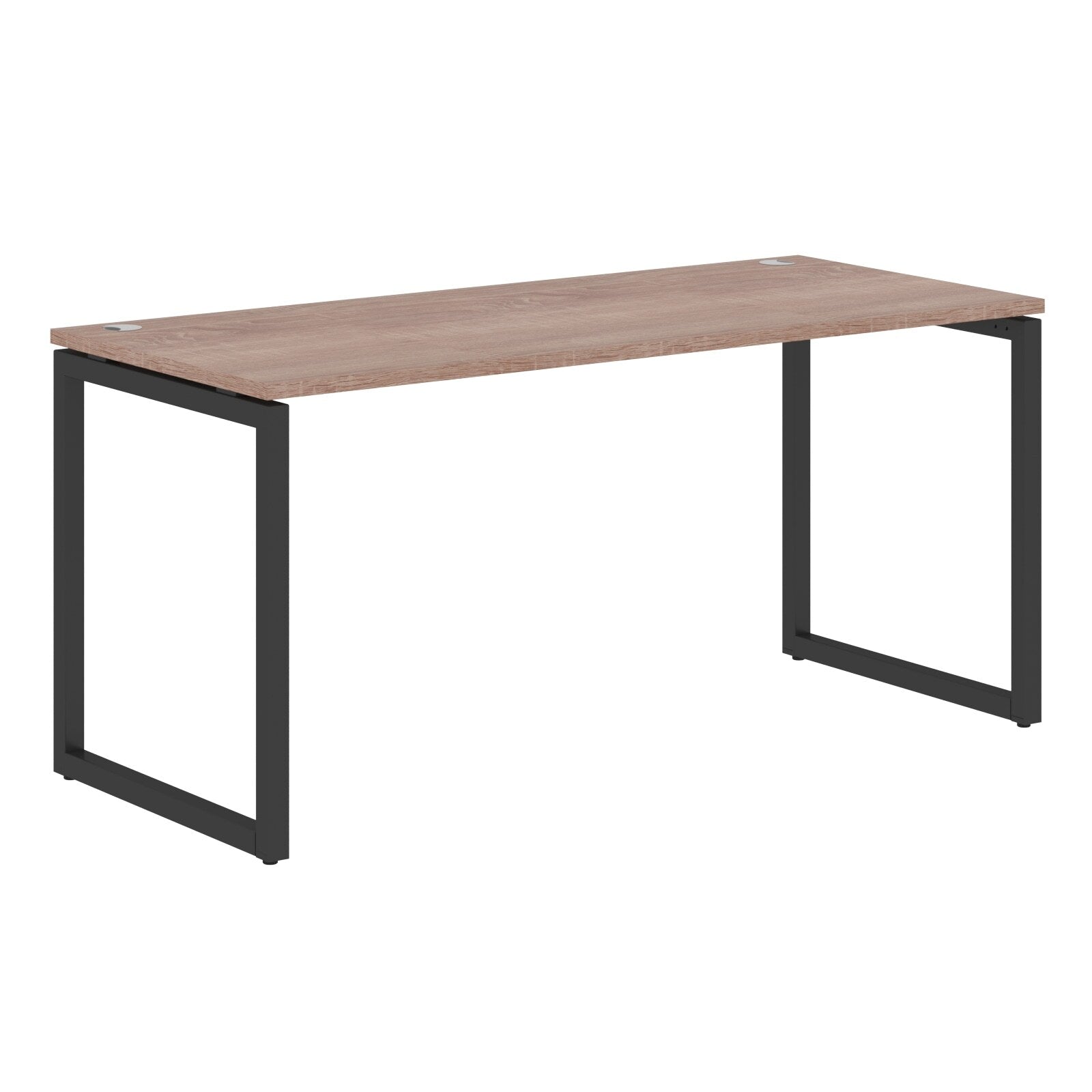 RECTANGULAR SHAPE DESK MADE IN 25MM MFC TOP, E1 LAMINATE CHIPBOARD WITH WOODEN MODESTY PANEL 40X40MM METAL O SHAPE FRAMES by Treejar | Souqify