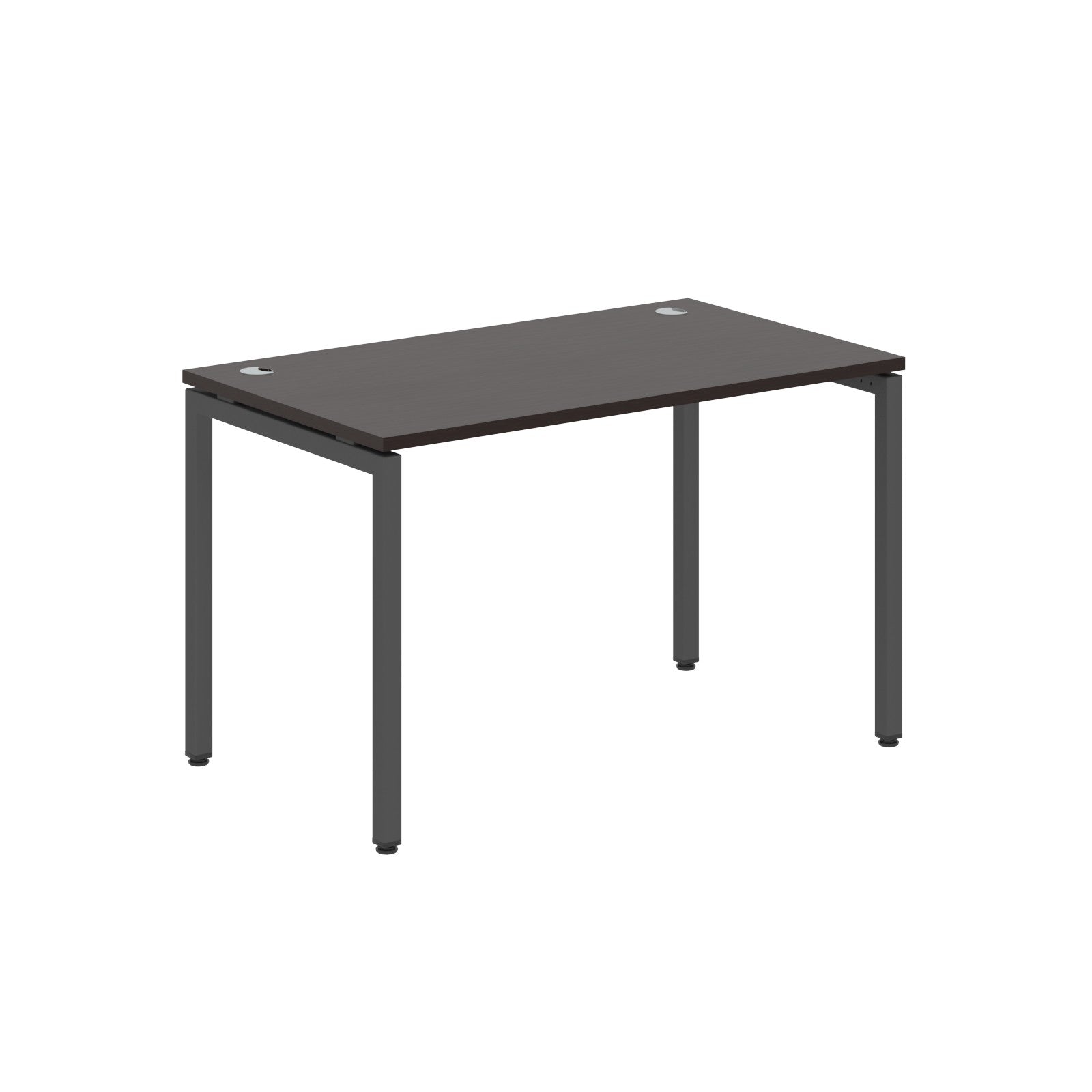 RECTANGULAR SHAPE DESK MADE IN 25MM MFC TOP, E1 LAMINATE CHIPBOARD WITH WOODEN MODESTY PANEL 40X40MM METAL U SHAPE FRAMES by Treejar | Souqify