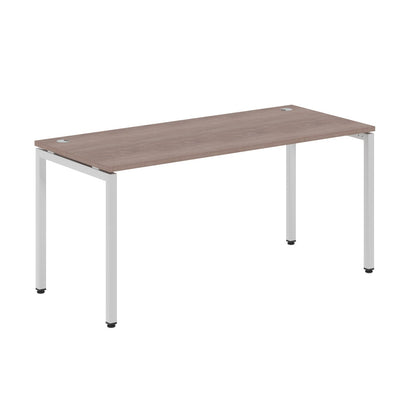 RECTANGULAR SHAPE DESK MADE IN 25MM MFC TOP, E1 LAMINATE CHIPBOARD WITH WOODEN MODESTY PANEL 40X40MM METAL U SHAPE FRAMES by Treejar | Souqify